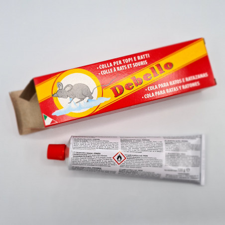 Debello, tube de colle pour rat & souris 135gr