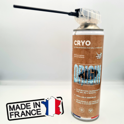 Spray froid CRYO ORIGIN anti insecte avec sa canule de précision déployée