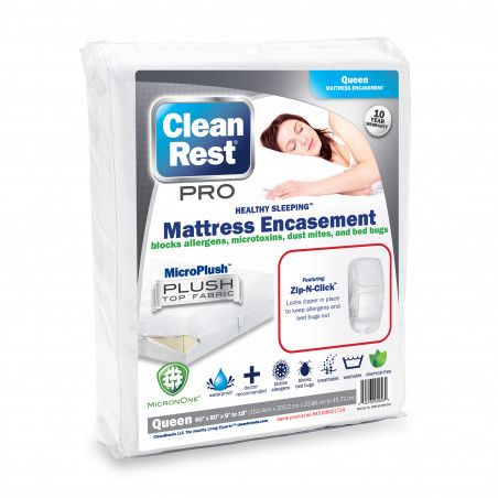 Housse de matelas anti punaise de lit 2 places 140x190 FULL CleanRest® Pro