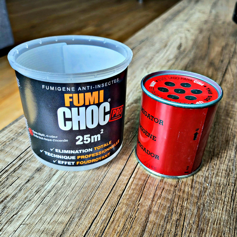 FUMICHOC, fumigène anti cafard & blatte SUPER PUISSANT