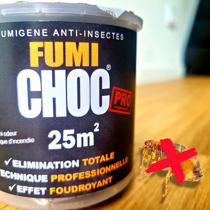 FUMICHOC, fumigène anti puce SUPER PUISSANT