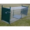 Cage double entrées pour capture vivante : rat, chat, renard, fouine.