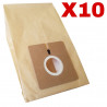 Lot de 10 sacs pour aspirateur TORNADO