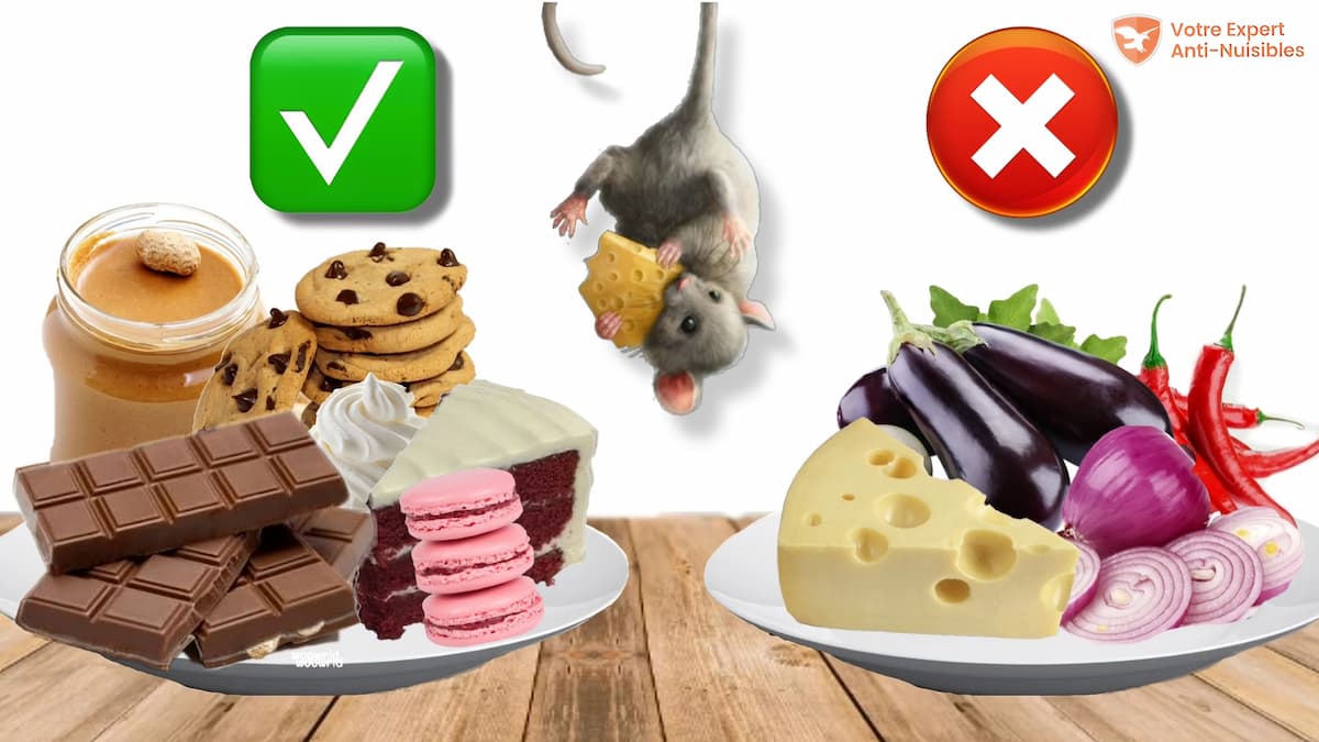 Dilemme de la souris dans son alimentation sucrée ou salée