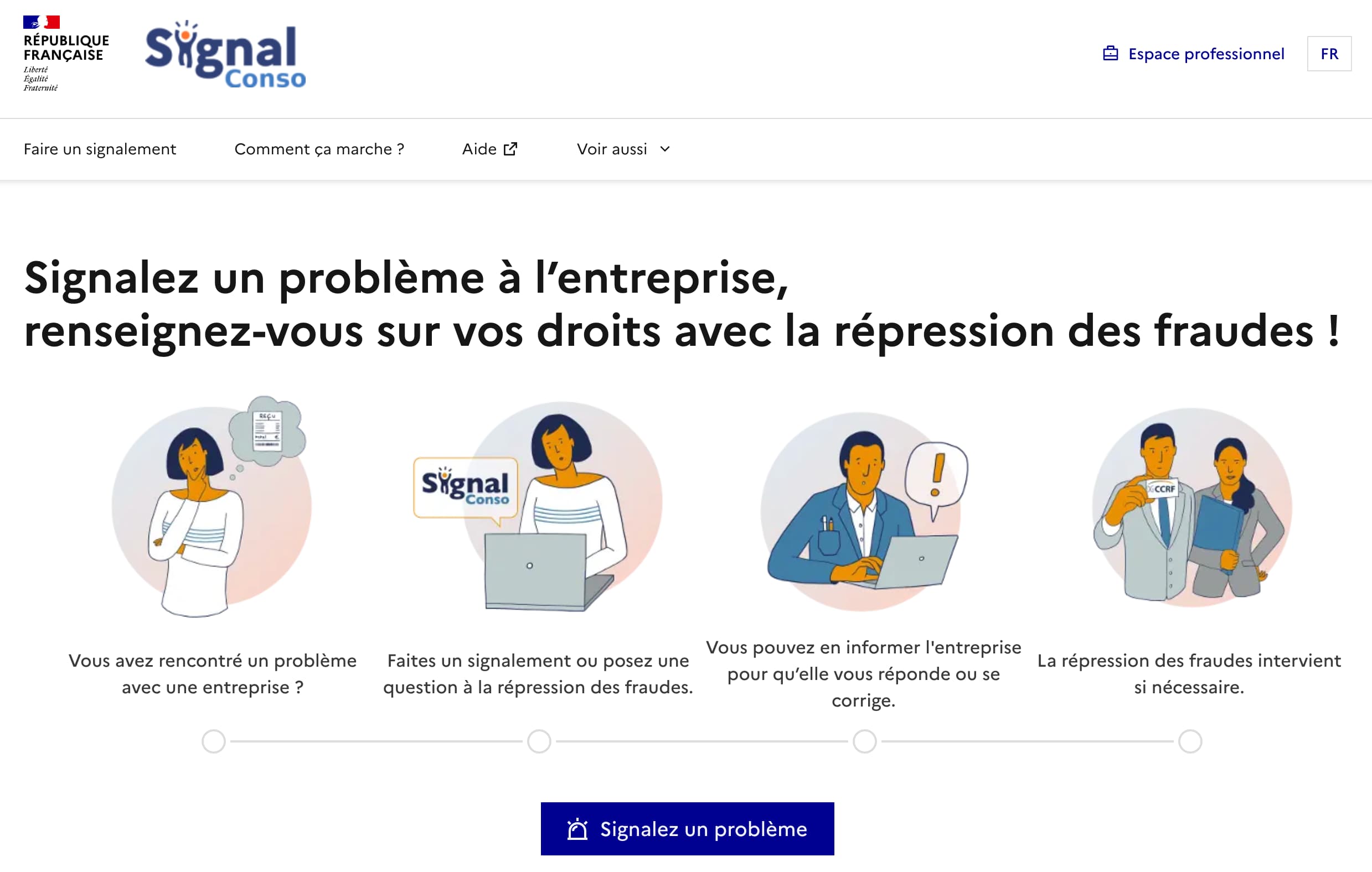 signal conso dgccrf pour le gel goliath
