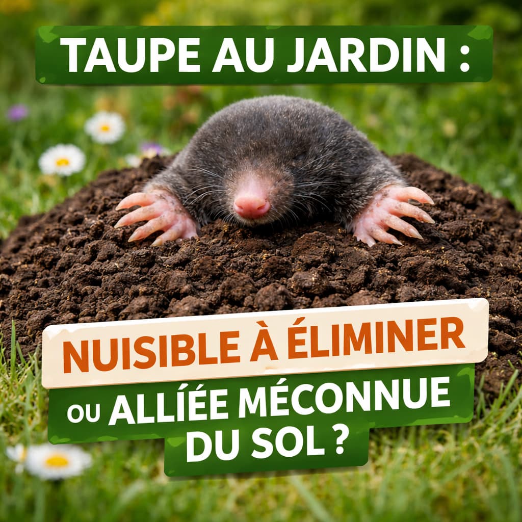 Taupe au jardin : faut-il la considérer comme nuisible ou bénéfique ?