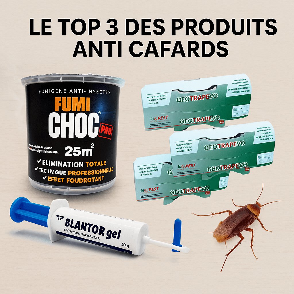 Anti cafards & blattes : le top 3 de notre expert !