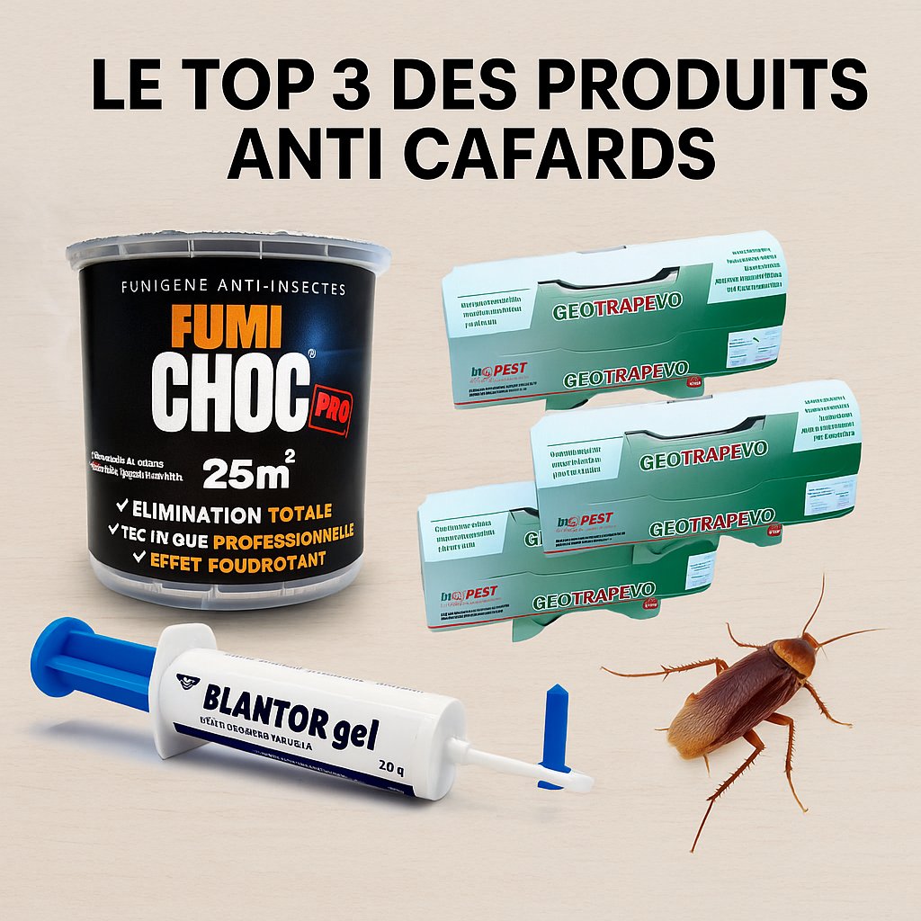Anti cafard / blatte : le top 3 de notre expert !